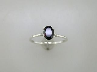 garnet ring sterling silver in Jewelry & Watches
