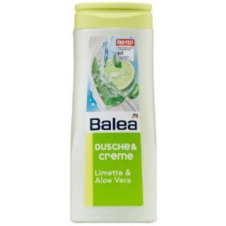 Balea Dusche & Creme Limette & Aloe Vera, 2er Pack (2 x 300 ml 