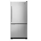 18.5 cu. ft. 30 in. Wide Bottom Freezer Refrigerator in Stainless 