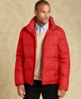 Tommy Hilfiger Big and Tall Jacket, Down Filled Puffer Jacket   Mens 