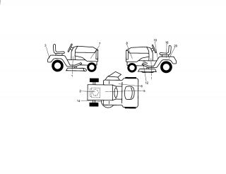 Model # 917289031 Craftsman Tractor   Electrical (34 parts)