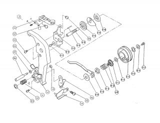 Model # 1027 Singer Sewing   Pattern selector module   (52 parts)