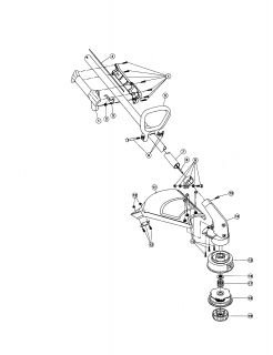 Model # BL100 Bolens Trimmer   Boom and trimmer bl100 (24 parts)