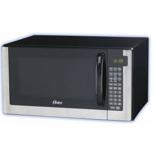 Shop Oster 1.4 cu ft 1200 Watt Countertop Microwave (Black) at Lowes 