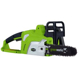 Shop Greenworks 20 Volt 10 in Cordless Electric Chain Saw at Lowes