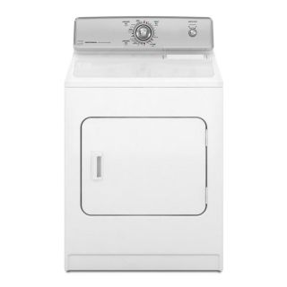 Shop Maytag 7 cu ft Electric Dryer (White) at Lowes
