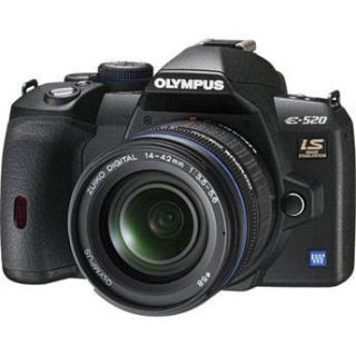 Olympus E 520 SLR Digital Camera Kit with 14 42mm Lens 262086