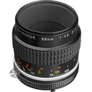 Used Nikon Macro 55mm f/2.8 Micro AIS Manual Focus Lens 1442 B&H