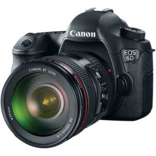 Canon EOS 6D Digital Camera with Canon 24 105mm f/4.0L IS USM AF Lens
