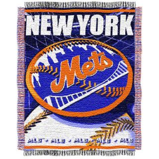 New York Mets 48x60 Woven Jacquard Throw 
