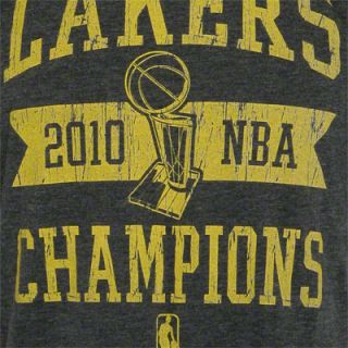 Los Angeles Lakers 2010 NBA Finals Champions Gault Tri Blend T Shirt 