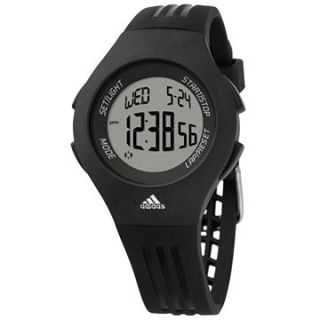 adidas® Black Digital Chronograph Watch Round   