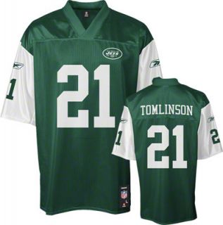 LaDanian Tomlinson Youth Green Reebok NFL New York Jets Jersey 