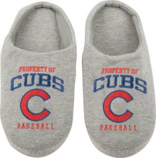 Chicago Cubs Mens Sweatshirt Slippers 