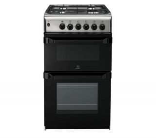 INDESIT IT50G1X Gas Cooker   Stainless Steel  Pixmania UK