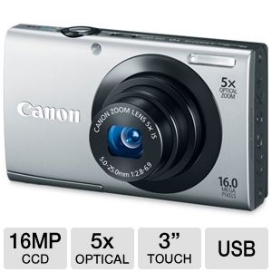 Canon 6182B001 PowerShot A3400 IS Digital Camera   16 MegaPixels, 1/2 