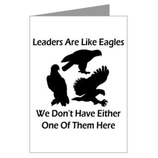 Attitude Gifts  Attitude Greeting Cards  Leaders Are Like Eagles 