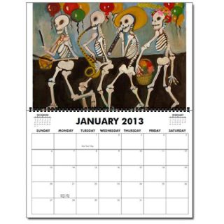 Keep Jazz AliveCalacas Oversized 2013 Wall Calendar by Calaca 