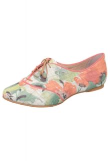 Oxford Miucha Floral Bege   Compre Agora  Dafiti