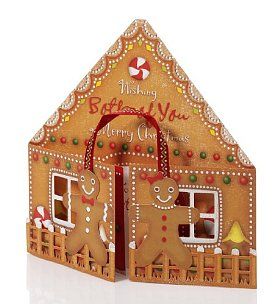 Both Of You   Gingerbread House Large Christmas Card   Marks & Spencer 
