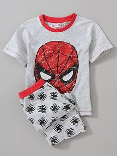 Buy Spider Man Pyjamas, Grey online at JohnLewis   John Lewis