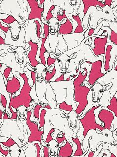 Buy Marimekko Iltavilli Wallpaper, Pink, 14107 online at JohnLewis 