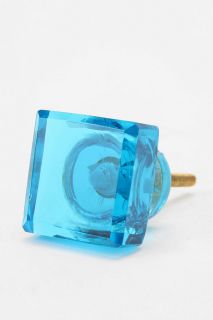 Square Cut Glass Knob   Urban Outfitters