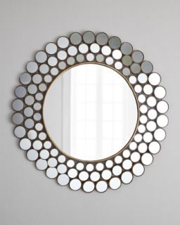 Three Hands Mirrored Circles Accent Mirror   The Horchow Collection