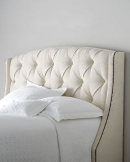 Bernhardt Rami Wing Tufted Headboard   The Horchow Collection