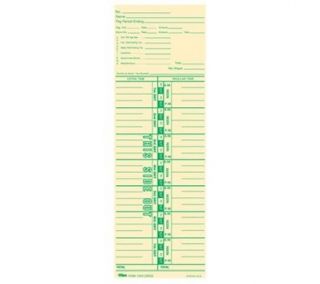 Tops Payroll Calculation Time Cards