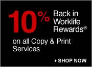 10% Back in Rewards on All Copy & Print Services