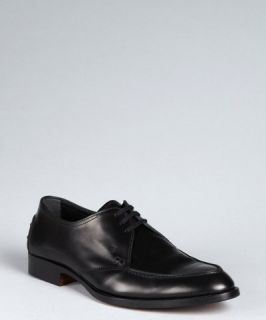 Tods black leather Nicole lace up oxfords
