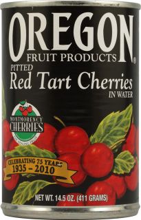 Oregon Fruit Products Pitted Red Tart Cherries in Water    14.5 oz 