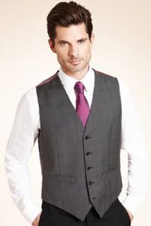 Collezione Wool Blend 5 Button Waistcoat   Marks & Spencer 