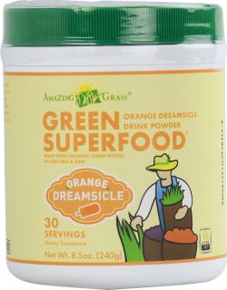 Amazing Grass Green SuperFood® Drink Powder Orange Dreamsicle    8.5 