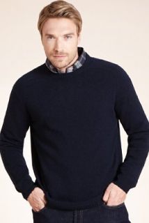 Blue Harbour Pure Lambswool Crew Neck Jumper   Marks & Spencer 