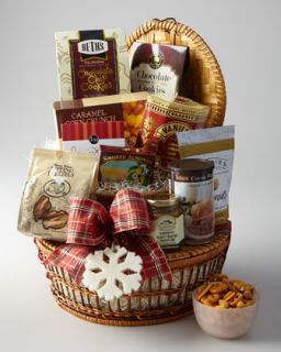 Fireside Two Tier Gift Basket   The Horchow Collection