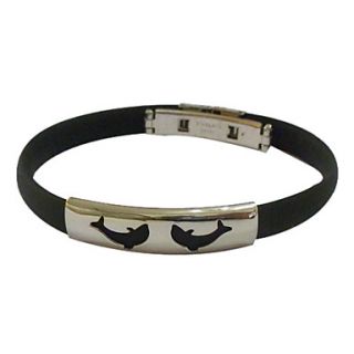 EUR € 1.83   mannen dolfijn patroon zamac armband, Gratis Verzending 