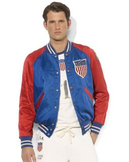 Ralph Lauren Team USA Olympic Satin Twill Jacket  