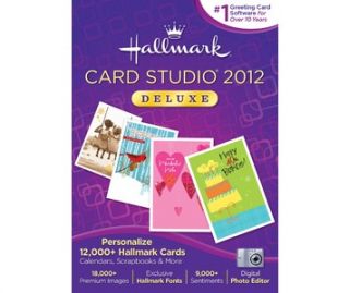 Buy Hallmark Card Studio Deluxe 2012   More than 12,000 greeting cards 