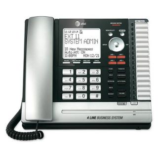 AT T MS2085 4 Line Corded Small Business Speakerphone With Answering 