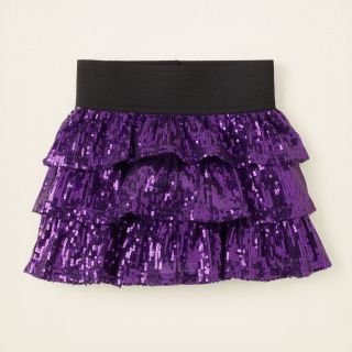 girl   sequin tiered skirt  Childrens Clothing  Kids Clothes  The 