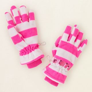 accessories   accessories   rugby striped fleece gloves  Childrens 