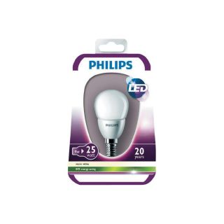 Philips LED Leuchtmittel Matt P45 LED E14 4 W Warm Weiß Tropfenform 