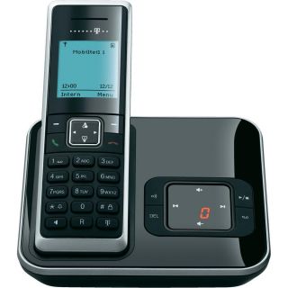 Telekom Sinus A 205 schnurloses analog DECT Telefon (Anrufbeantworter 