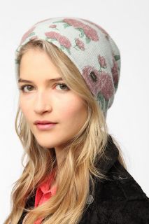 Coal Josie Floral Beanie Hat   Urban Outfitters