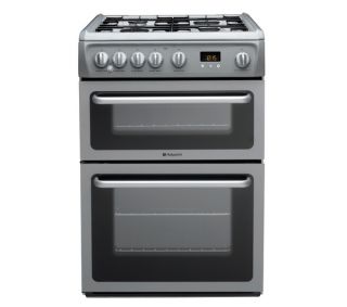 Buy HOTPOINT DSD60S Dual Fuel Cooker   Silver  Free Delivery 