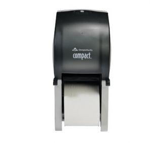Georgia Pacific COMPACT Vertical 2 Roll Coreless Tissue Dispenser, 6 