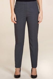 Per Una Flat Front Tapered Leg Trousers with Button Detailing   Marks 