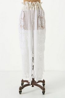 Lace Bedspread Skirt   Anthropologie